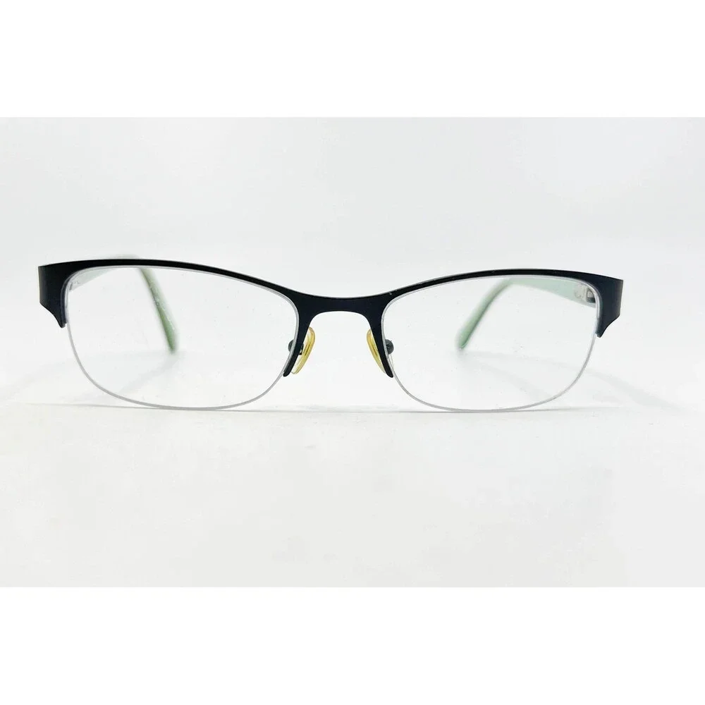 Unbranded Eyeglasses Women Black Semi-Rimless Cat Eye 51-17-135